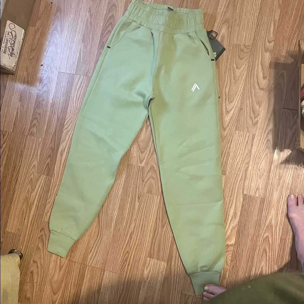 Alphalete Mint Green Joggers women’s XS